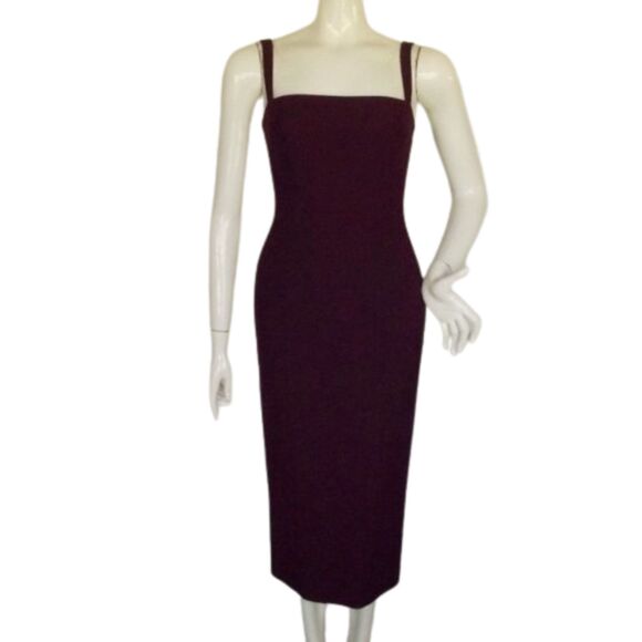 cinq a sept Dresses & Skirts - CINQ A SEPT Midi Dress, 2, Purple, Sleeveless/Wide straps, Back Zipper